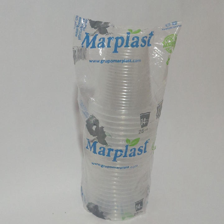 VASO MARPLAST 14 OZ CJA 40 PAQ X 25 UNID
