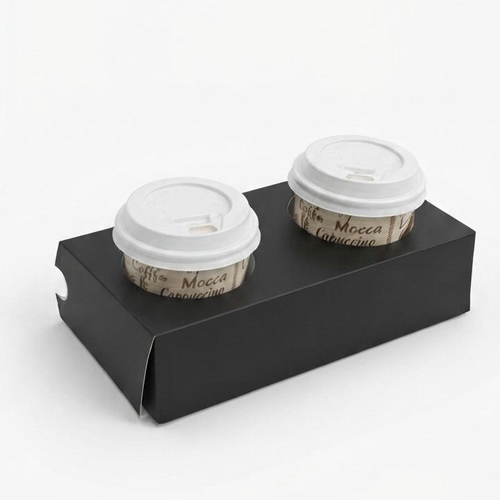 CAJA PORTA VASO NEGRO #2 19*9*4,5