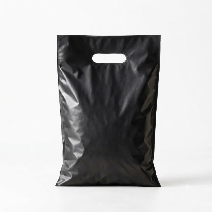 BOLSA BOUTIQUE 20X30 NEGRA (PAQ X 100 UNID) "OMKA"