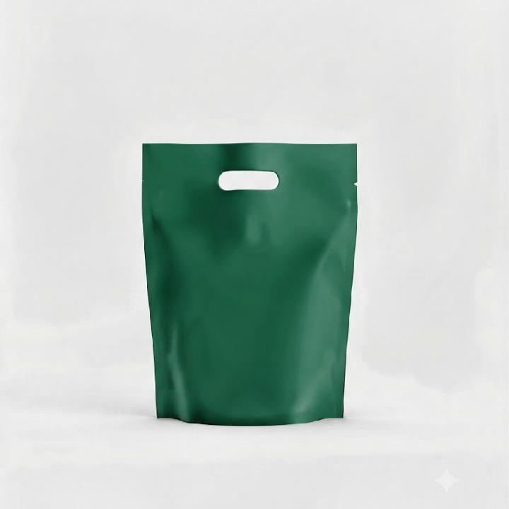 BOLSA BOUTIQUE 25X35 VERDE (PAQ X 100 UNID) "OMKA"