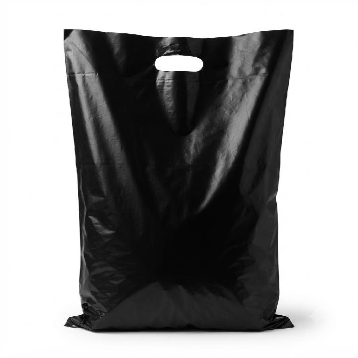 BOLSA BOUTIQUE 40X50 NEGRA  (PAQ X 100 UNID) "OMKA"