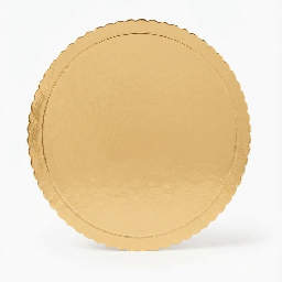 DISCO CARTON DORADO 35X35 X 1 UNID
